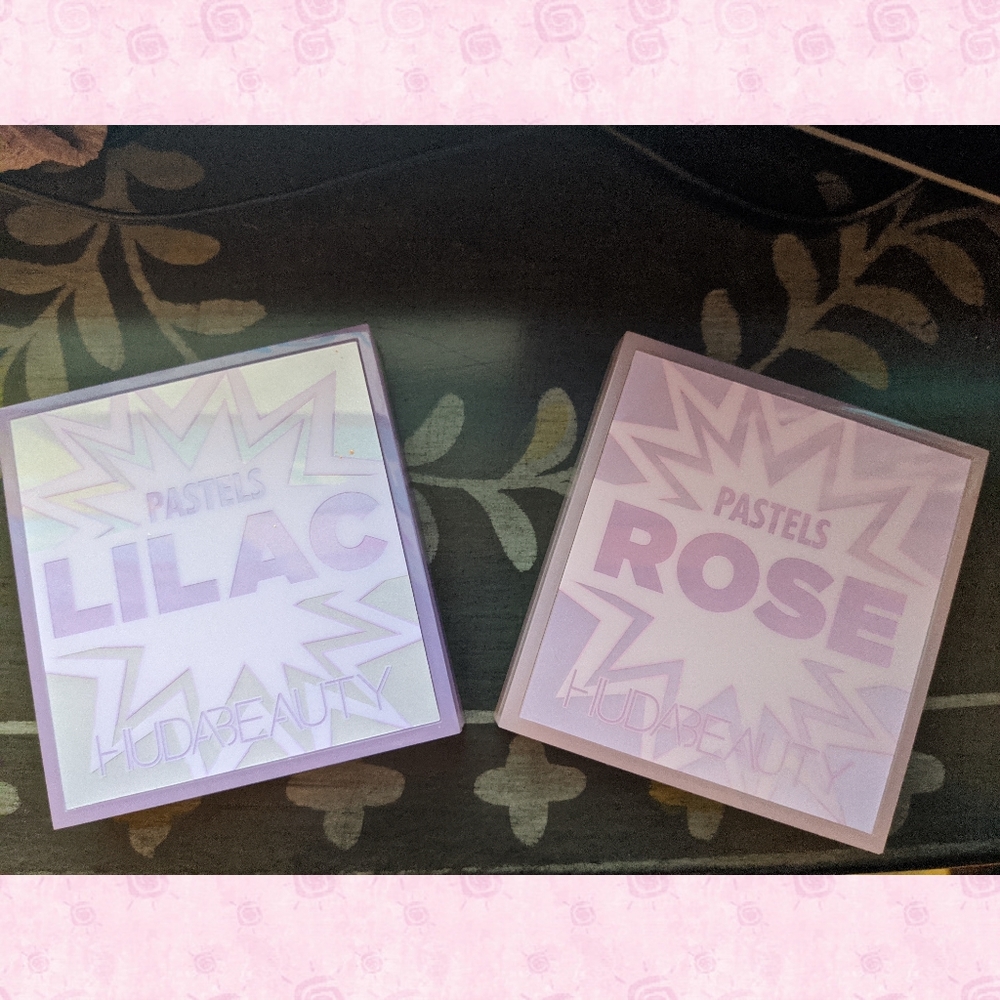 Huda lilac and rose pastel obsessions eyeshadow